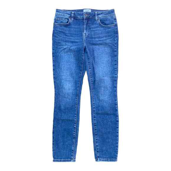 Pistola Revolve High-Rise Stretch Skinny Jeans in Medium Blue Stone Wash Size 28 - Picture 1 of 8